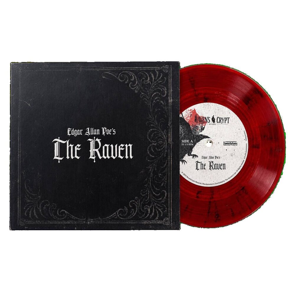 Edgar Allan Poe’s “The Raven” — Blood-Red 7" Single