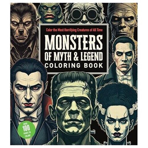 Monsters of Myth and Legend Coloring Book